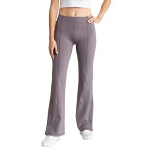 Z BY ZELLA Uplift High Waist Snap Flare Leggings Grey XS 0-2 NEW 💸BOGO🎉